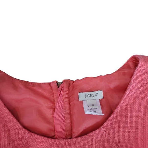 J. Crew Textured Dress with Exposed Gold Zipper - Picture 5 of 5